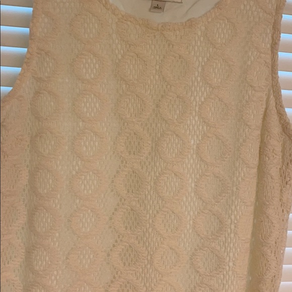 Off White Shift A-Line Dress - Picture 3 of 4